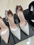 Luxury Shimmer Embellished Pointed Toe Stilettos
